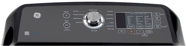 GE® 7.4 Cu. Ft. Diamond Gray Front Load Electric Dryer-1