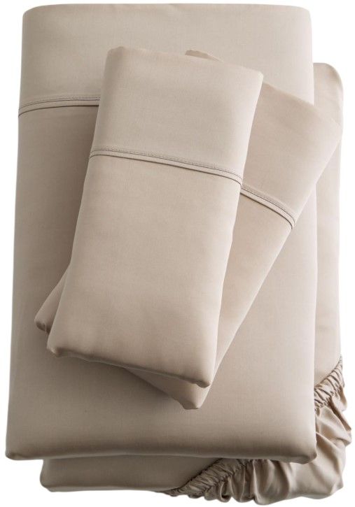 Malouf® Woven™ 2-Piece TENCEL™ Ecru King Pillowcase Set-0