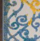 Nourison Home™ Aloha Ivory Blue 5'x8' Style 1 Area Rug-4