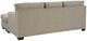 Signature Design by Ashley® Stonemeade Taupe Chaise Sofa-4