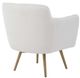 Uttermost® Oasis White Swivel Chair-3