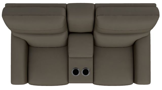 La-Z-Boy® Ava Mineral Leather Power Reclining Loveseat with Console, Headrest, and Lumbar-4