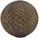 A & B Home Spikey Brown 8" Decorative Sphere-0