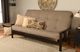 Kodiak Furniture Linen Stone 8" Coil Hinged Innerspring Queen Futon Mattress -2