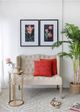 A & B Home Orange 18"x18" Cable Knit Throw Pillow-2