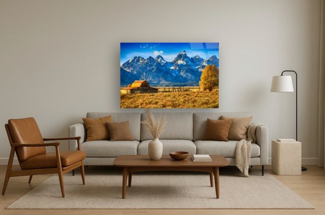 Classy Living Mountainous Barn Wall Art-1