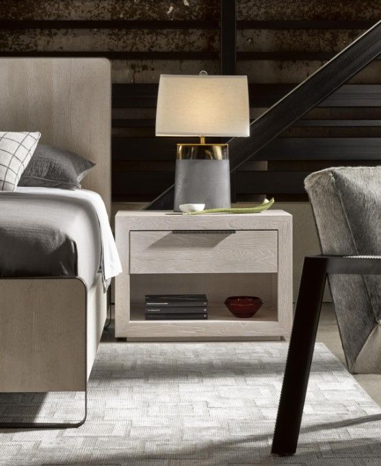 Universal Explore Home™ Modern Huston Quartz Nightstand-1