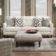 Furniture of America® Parker Ivory Sofa-1
