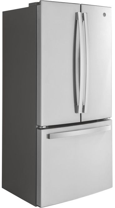 GE® 33 in. 18.6 Cu. Ft. Fingerprint Resistant Stainless Steel Counter Depth French Door Refrigerator-1