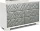New Classic® Home Furnishings Luxor Silver/White Dresser-0
