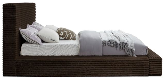 Meridian Furniture Dexter Brown Queen Upholstered Panel Bed-2