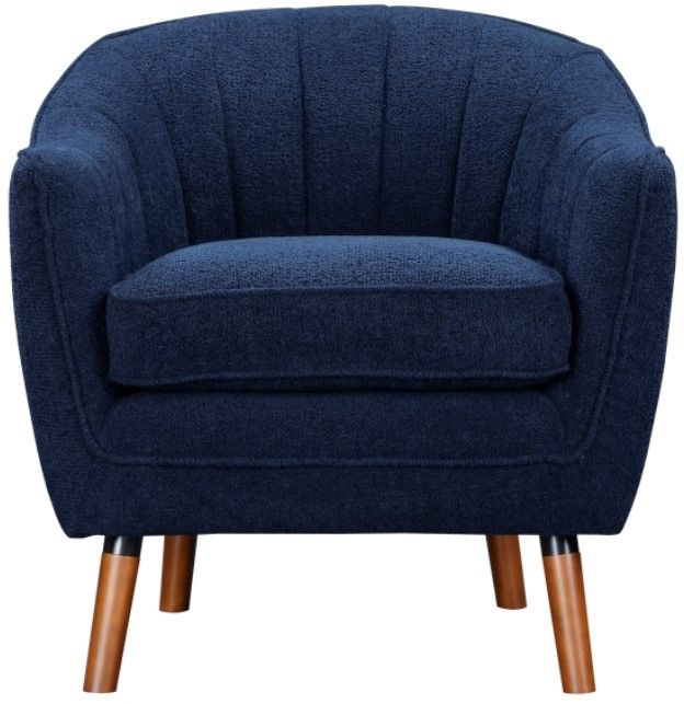 Mazin Furniture Cutler Blue Accent Chair-1