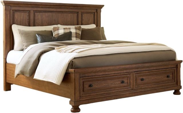 Signature Design by Ashley® Havenstein Warm Brown King Panel Storage Bed-0