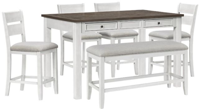 Inspired Home 1679 5-Piece Kyle Light Beige Rectangular Dining Set-0
