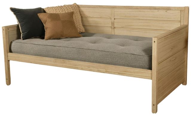 Kodiak Furniture Linen Stone 8" Coil Hinged Innerspring Twin Mattress -1