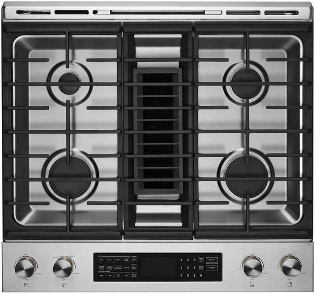 JennAir® RISE™ 30" Stainless Steel Pro Style Dual Fuel Natural Gas Range-4