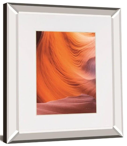 Classy Art Lower Antelope Canyon VII By Alan Majchrowicz Mirror Framed Wall Art-0