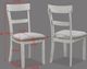 Crown Mark Henderson 5-Piece Dinette White Dining Room Set-3