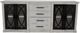 Vintage Furniture Fish Long Console with Mirrors-1