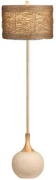 Crestview Collection Kenya Tan Floor Lamp-1