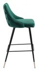 Zuo® Piccolo Green Bar Chair-2