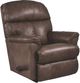 La-Z-Boy® Reed Walnut Leather Manual Wall Recliner-0