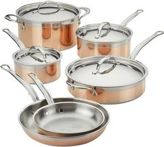 Hestan® CopperBond® 10 Piece Copper Ultimate Cookware Set