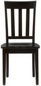 Jofran Inc. Simplicity Espresso Slatback Side Chair-2