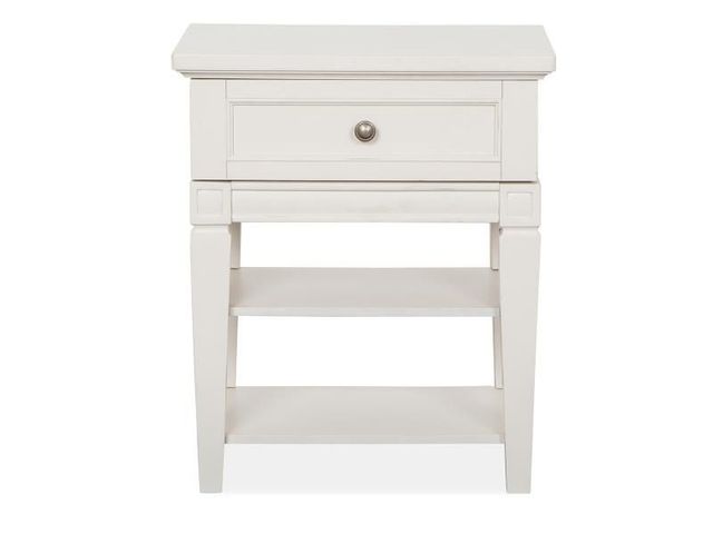 Magnussen Home® Willowbrook Egg Shell White Open Nightstand-0