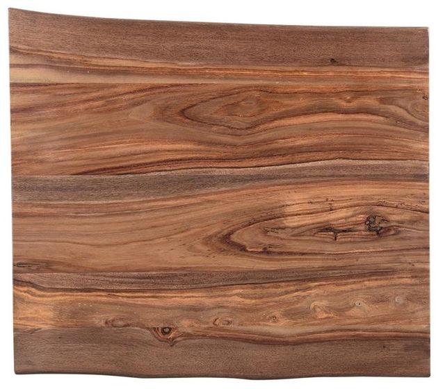 Coast2Coast Home™ Bozeman Brown End Table with Black Base-3