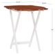 Powell® Serpentine 5-Piece Hazelnut/White Tray Table Set-2