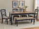 Powell® Trimble 6-Piece Beige/Brown/Navy Dining Set-1