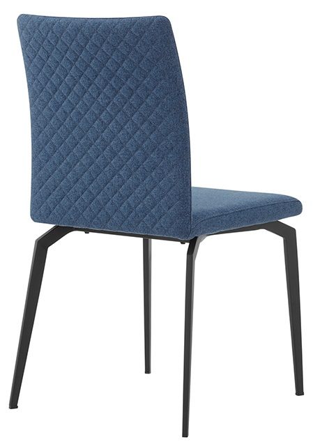 Armen Living Lyon 2-Piece Blue Dining Chairs-2