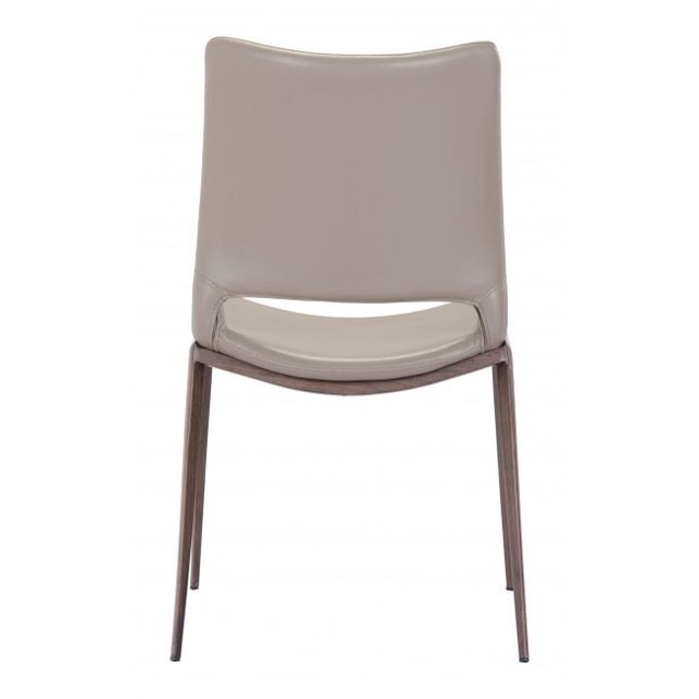 Zuo® Modern Ace Gray/Walnut Dining Chair-3