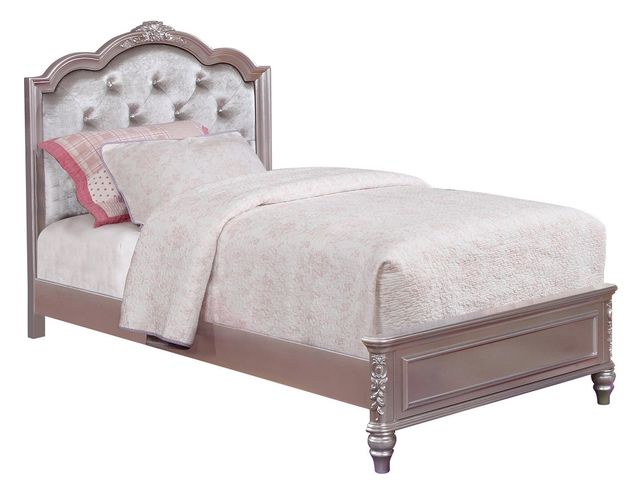 Coaster® Caroline Metallic Lilac Youth Twin Bed-0