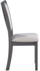 New Classic® Home Furnishings Amy 2-Piece Gray Dining Chair-3
