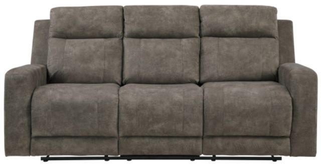 Homelegance® Muncie Brown Double Manual Reclining Sofa-2