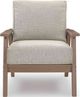 Signature Design by Ashley® Grover Beach 2-Piece Beige/Driftwood Plastic Outdoor Lounge Chair-3