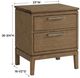 Whittier Wood® Furniture Bailey Nutmeg Nightstand-2
