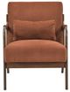 Homelegance® Twill Brown/Orange Accent Chair-2
