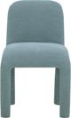 TOV Furniture Georgia Light Blue Chenille Dining Chair-3