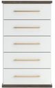 Signature Design by Ashley® Kendanport Brown/White 5-Drawer Chest-2