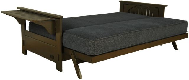 Kodiak Furniture Jozie Graystone/Taber Indigo Full Futon Frame with Mattress-1