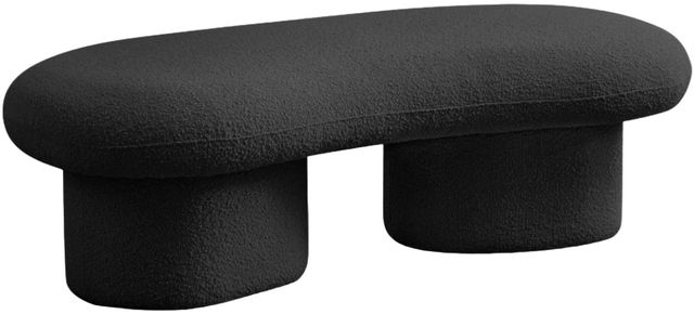 Meridian Furniture Luka Black Bench-0