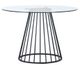 VIG Furniture Modrest Holly Black/Clear Dining Table-1