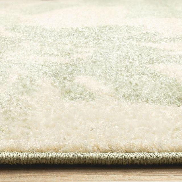 Kalora Interiors Eclipse Cream/Green 5'x8' Area Rug-1