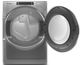 Whirlpool® 7.4 Cu. Ft. Chrome Shadow Front Load Ventless Electric Dryer-1