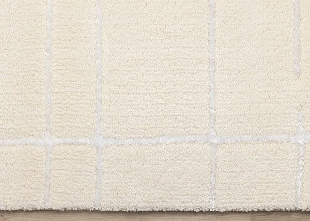 Kalora Interiors Sully Cream/White 5'x8' Area Rug-1