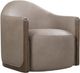 Hooker® Furniture Cora Dark Wood Swivel Chair-0
