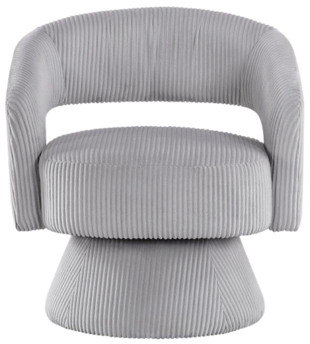 Homelegance® Upton Gray Swivel Chair-2